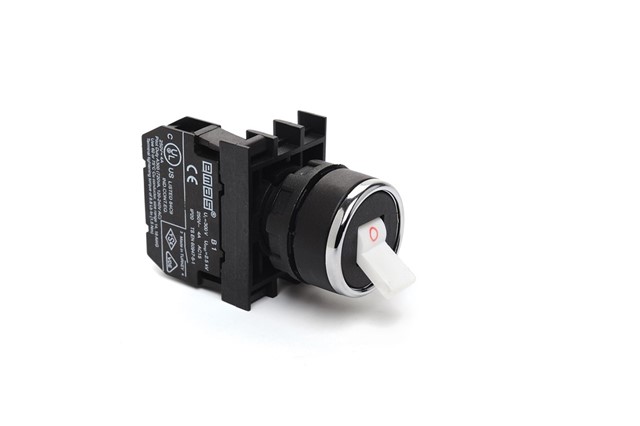 B Series Plastic 1NO Handle Stay Put White (0-I) Marked 22 mm Control Unit